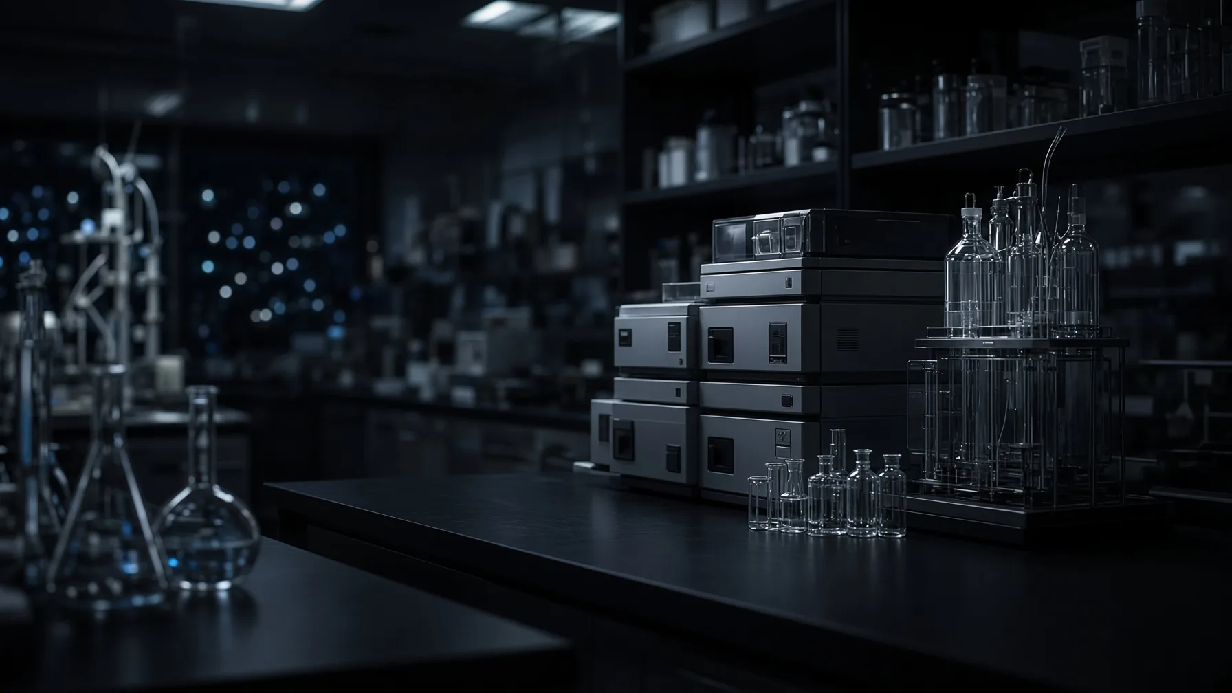 Laboratory environment for research peptide work