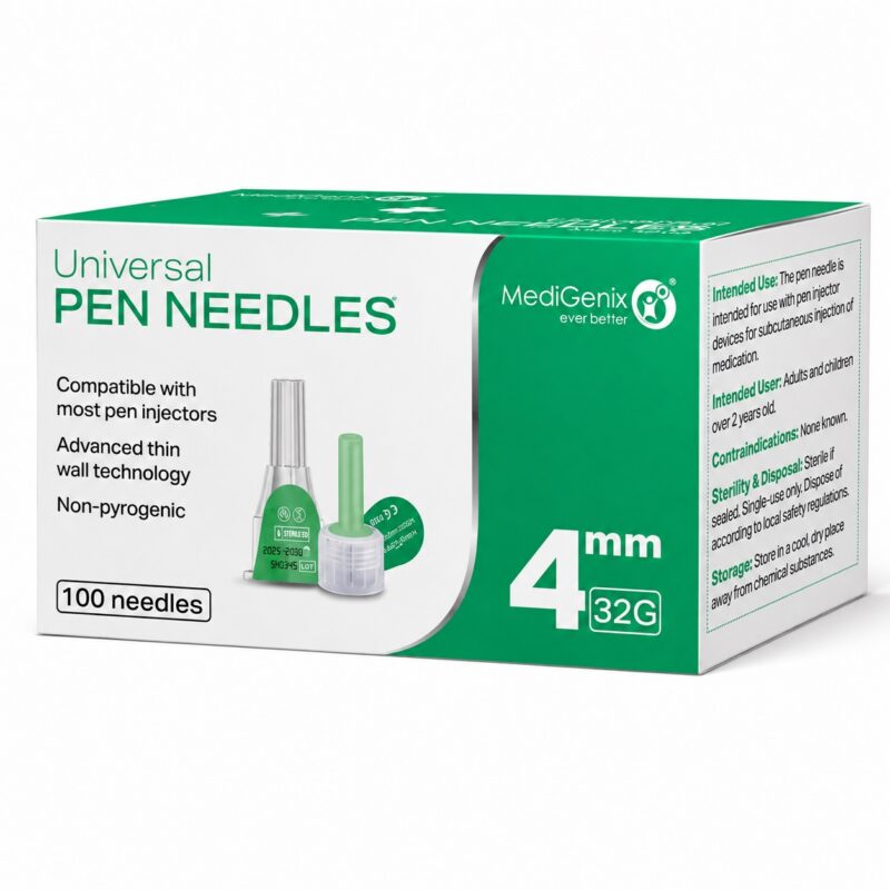 Pen Needles 32G 4mm - Box of 100